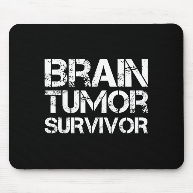 Brain Tumor Survivor For Brain Cancer Awareness Da Mouse Mat (Front)
