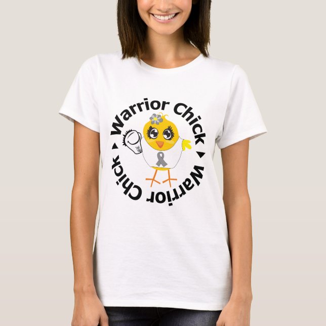 Brain Tumor Warrior Chick T-Shirt (Front)