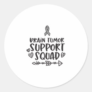 Brain Tumour Awareness, brain tumour Classic Round Sticker