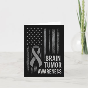 Brain Tumour Awareness Go Grey In May Brain Cancer Card