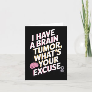Brain Tumour Awareness Month Grey Ribbon Apparel M Card