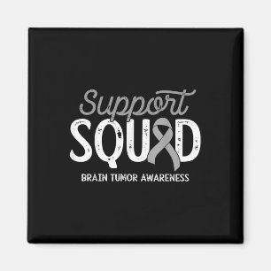 Brain Tumour Awareness Support Squad Warrior Survi Magnet