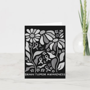 Brain tumour awareness wear grey in may strong card