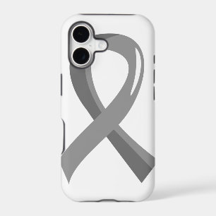 Brain Tumour Grey Ribbon 3