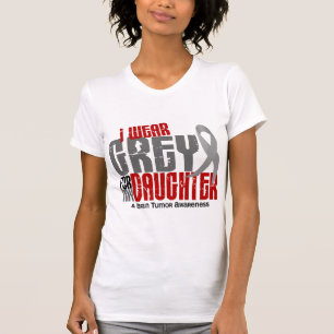 Brain Tumour I Wear Grey For My Daughter 6.2 T-Shirt