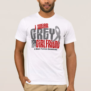 Brain Tumour I Wear Grey For My Girlfriend 6.2 T-Shirt