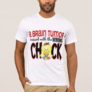 Brain Tumour Messed With The Wrong Chick T-Shirt