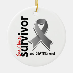 Brain Tumour Survivor 19 Ceramic Tree Decoration