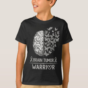 Brain tumour warrior brain tumour awareness brain T-Shirt
