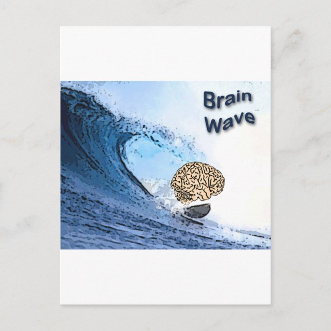 Brain Wave Postcard (Front)