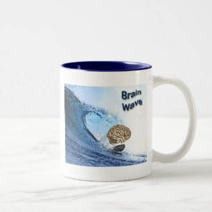 Brain Wave Two-Tone Coffee Mug