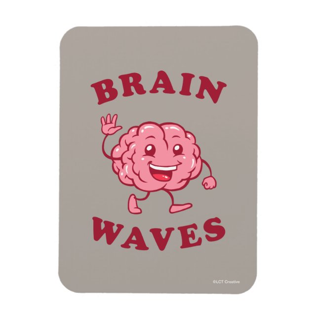 Brain Waves Magnet (Vertical)