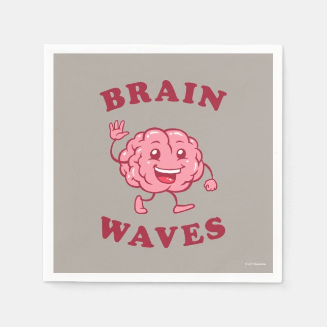 Brain Waves Napkin (Front)