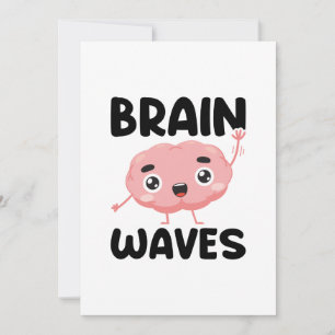 Brain Waves Thank You Card