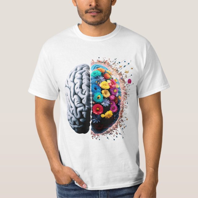 Brain With Beauty T-shirt (Front)