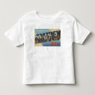 Brainerd, Minnesota - Large Letter Scenes Toddler T-Shirt