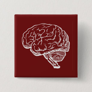 Brainiac 15 Cm Square Badge
