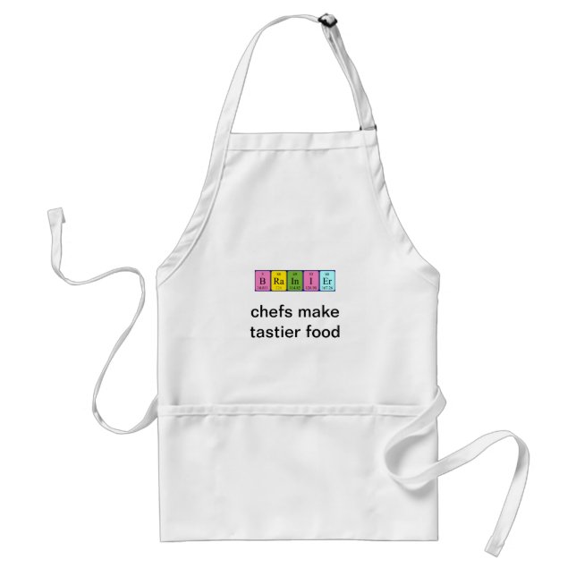 Brainier periodic table name apron (Front)