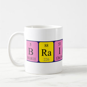 Brainiest periodic table name mug