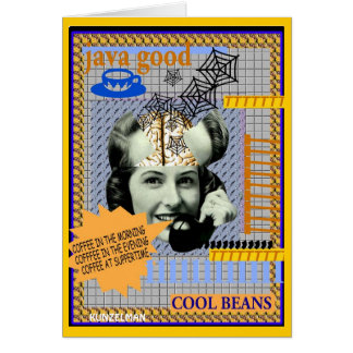 BRAINLADY CARD  COOL BEANS