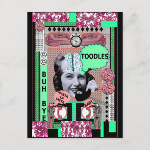 BRAINLADY--TOODLES postcard