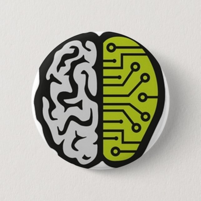 BrainPain 6 Cm Round Badge (Front)