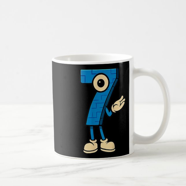 Brainrot 67 Six Seven 6 7 Meme Custome  Coffee Mug (Right)