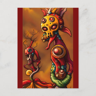 Brainrot - Ken Gauge Surreal Art Postcard