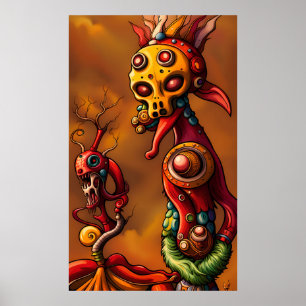 Brainrot - Ken Gauge Surreal Art Poster