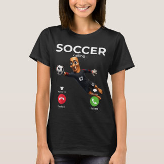 Brainrot Meme Football 2026 Soccer Match Funny T-Shirt