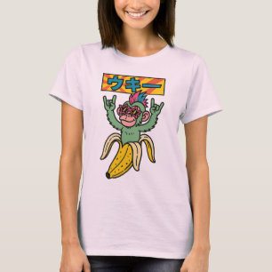 Brainrot POP Chimpabella Ukī The Punk Monkey T-Shirt