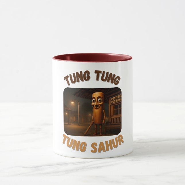 BrainRots Tung Tung Tung Sahur  Mug (Center)