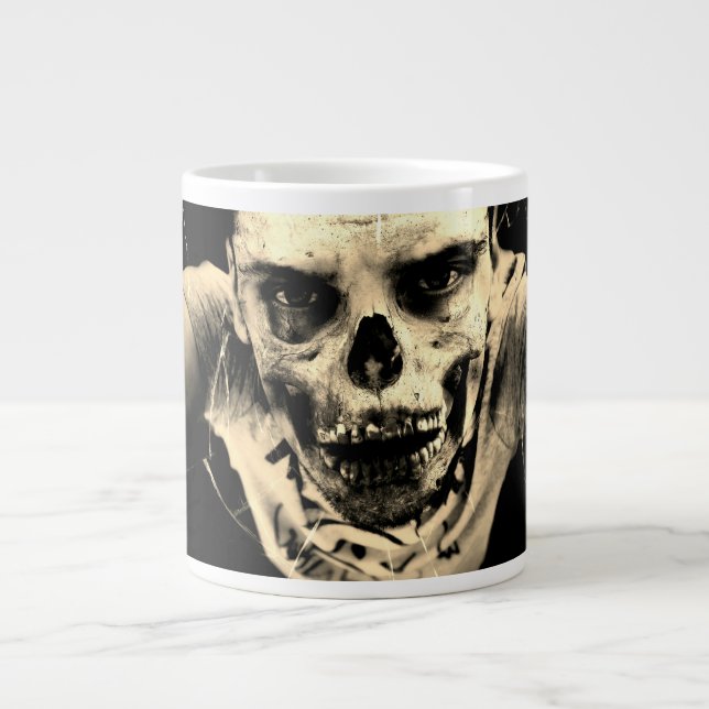 Brains Before Coffee Large Coffee Mug (Front)