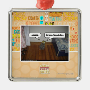 brains metal tree decoration