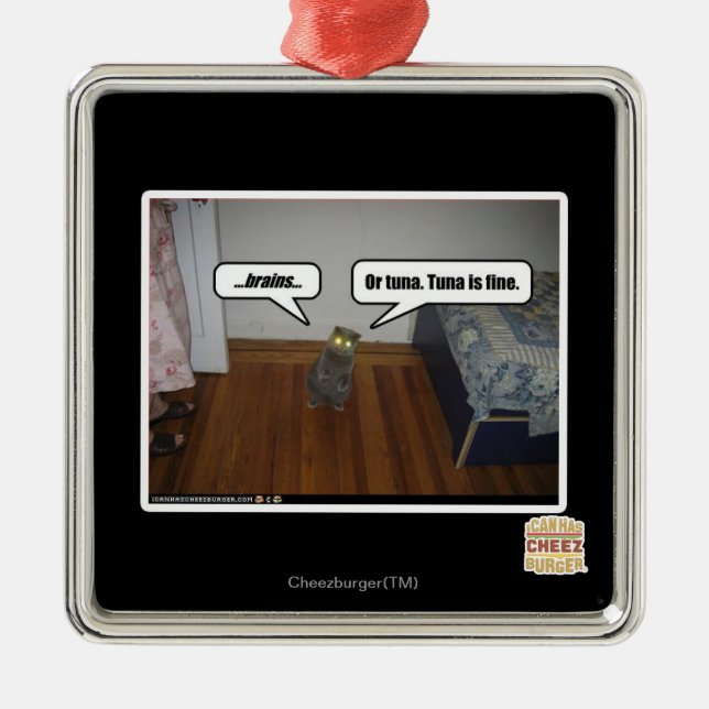 brains metal tree decoration (Front)