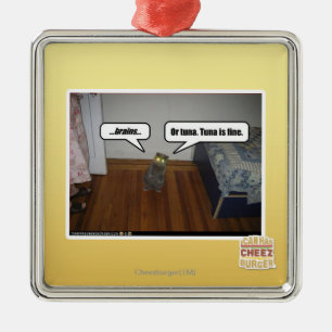 brains metal tree decoration