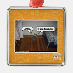 brains metal tree decoration