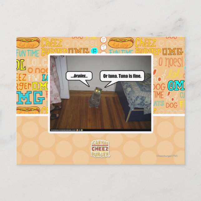 brains postcard (Front)