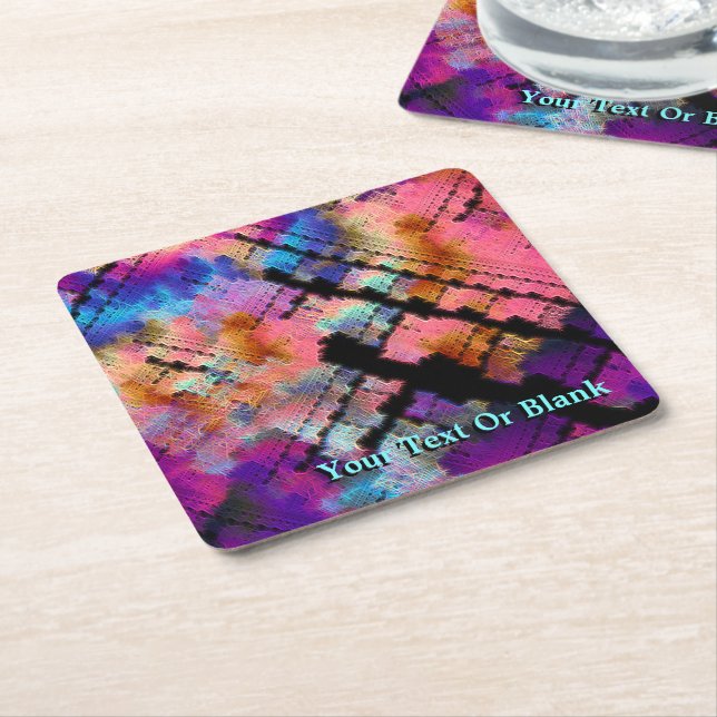 Brainstorm Square Paper Coaster (Angled)