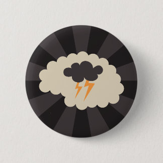 Brainstorming creativity ideas 6 cm round badge