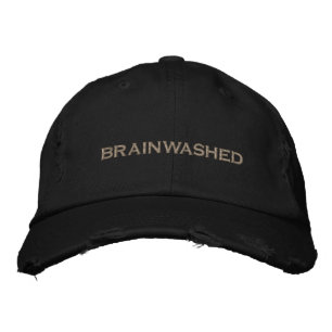 brainwashed embroidered hat