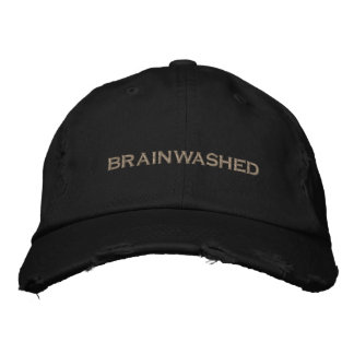 brainwashed embroidered hat
