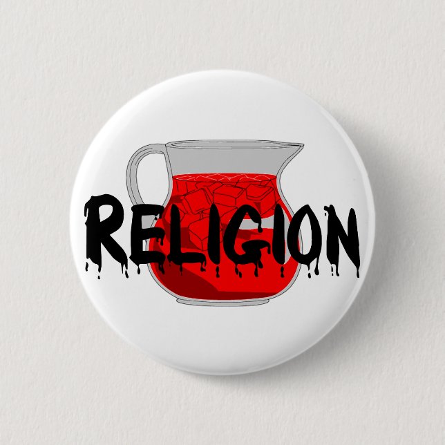 Brainwashing Drink 6 Cm Round Badge (Front)