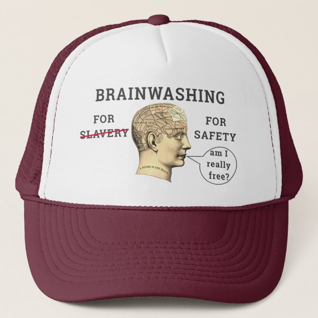 Brainwashing Trucker Hat (Front)
