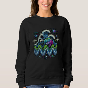 Brainwave States Brain Neuroscience EEG Tech Neuro Sweatshirt