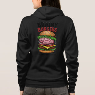 Brainy Burgers Adult Zip-Up Hoodie