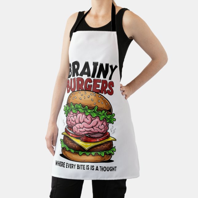 Brainy Burgers Apron (Insitu)
