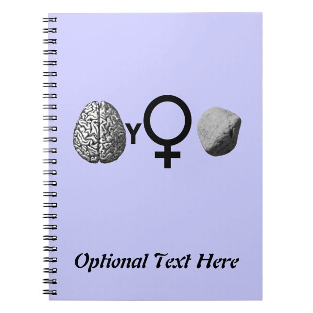 Brainy Girls Rock! Notebook (Front)