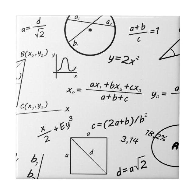 Brainy math whiteboard tile (Front)