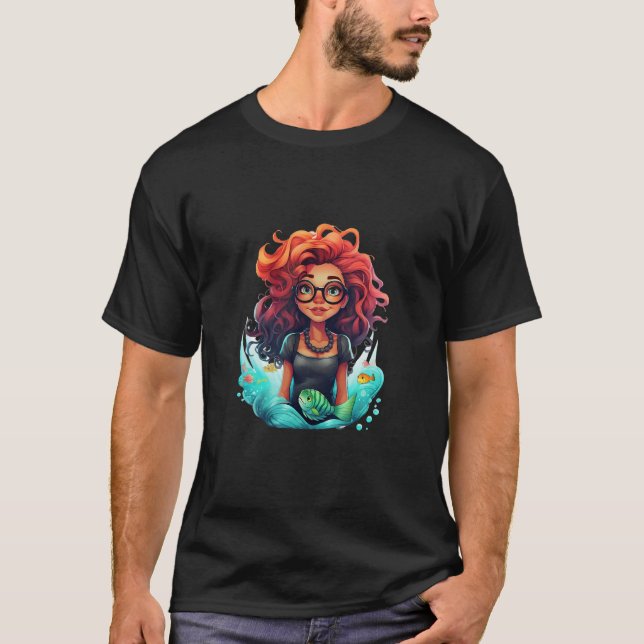 Brainy mermaid T-Shirt (Front)